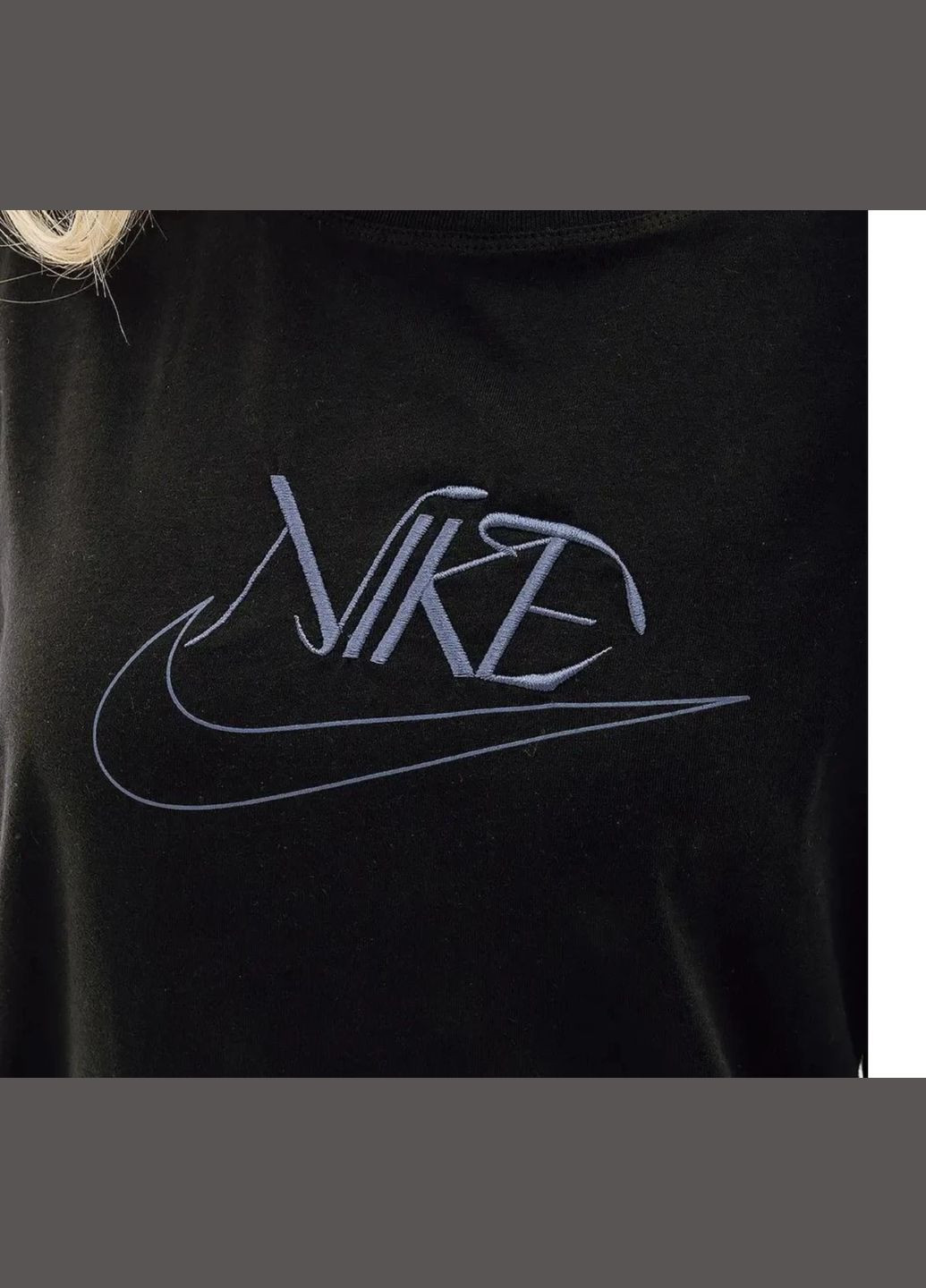 Черная демисезон футболка w nsw tee oc 2 bf Nike