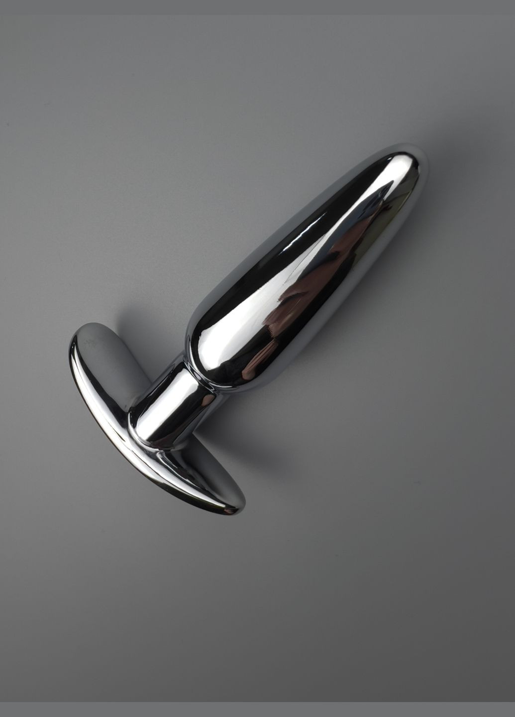 Металева анальна пробка с вібрацією No Brand (316262363)