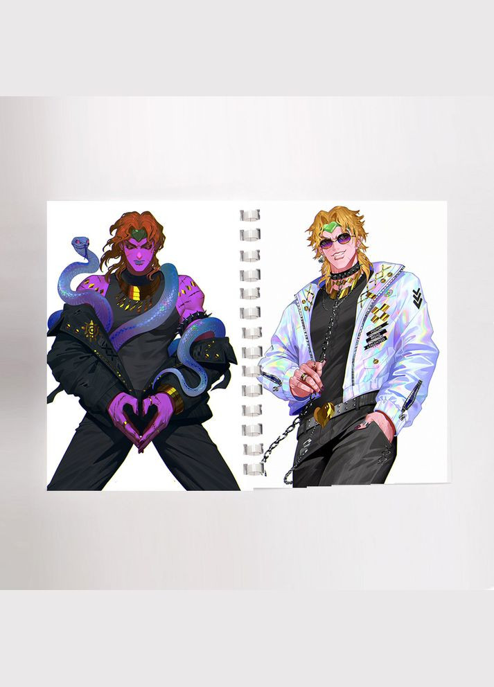 Блокнот Скетчбук Дио Брандо аниме Невероятные приключения ДжоДжо JoJo’s (sk0129) No Brand (326996741)