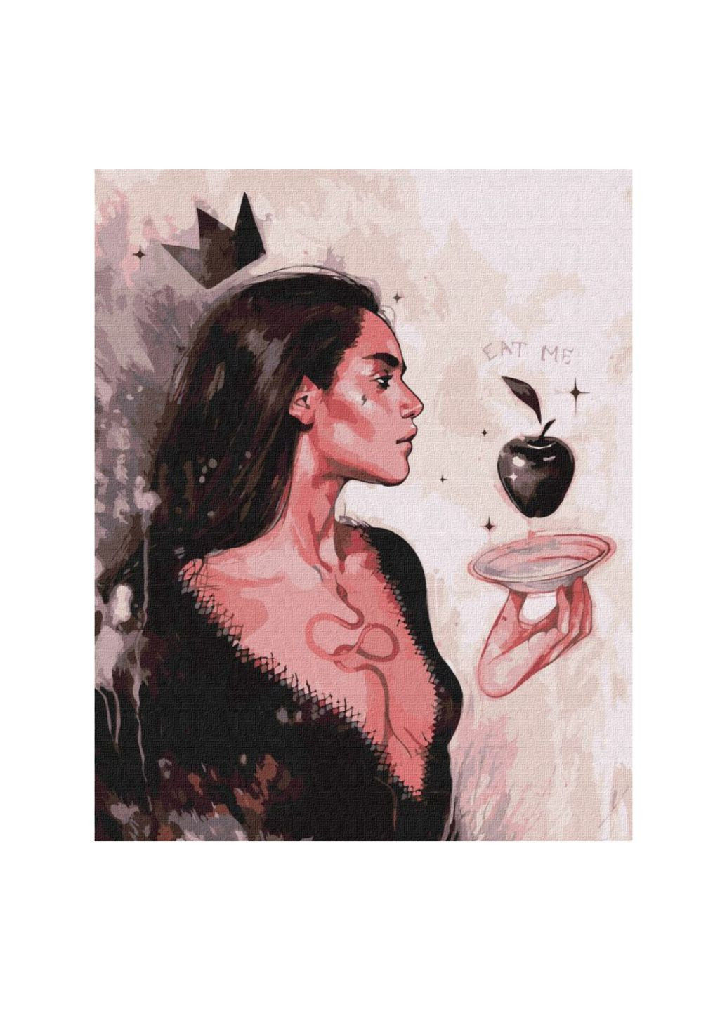 Картина по номерам "Загадочная принцесса" ©lesya_nedzelska_art, 40х50 см, KHO8312 IDEYKA (308359456)