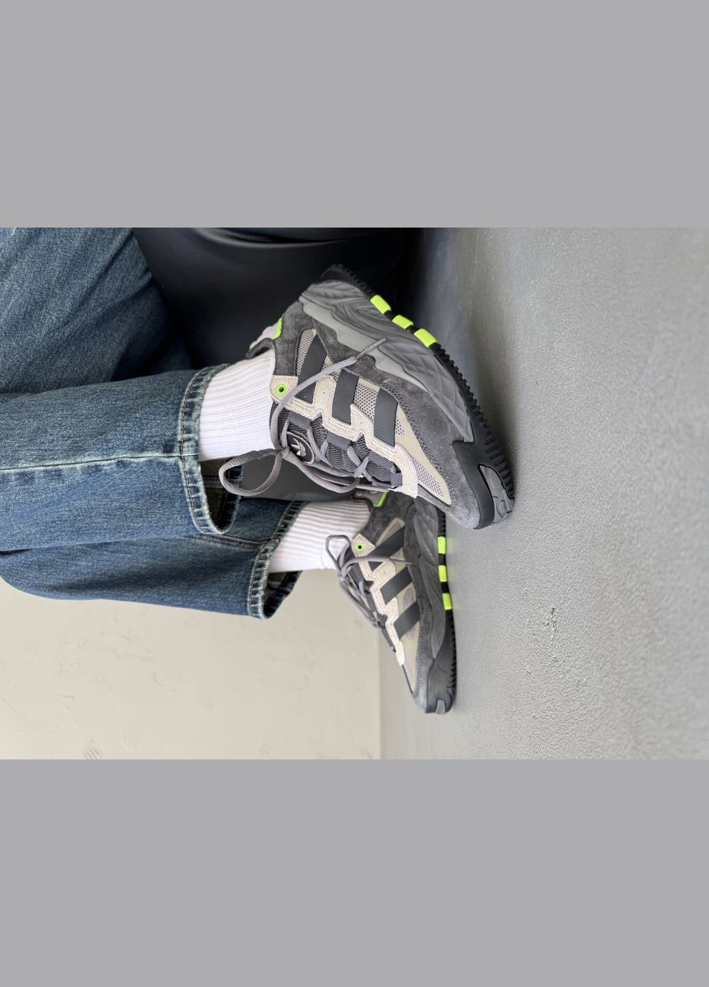 Кросівки жіночі і чоловічі Adidas Niteball gray | Адідас Найтбол сірі No Brand сірі демісезони (316091109)