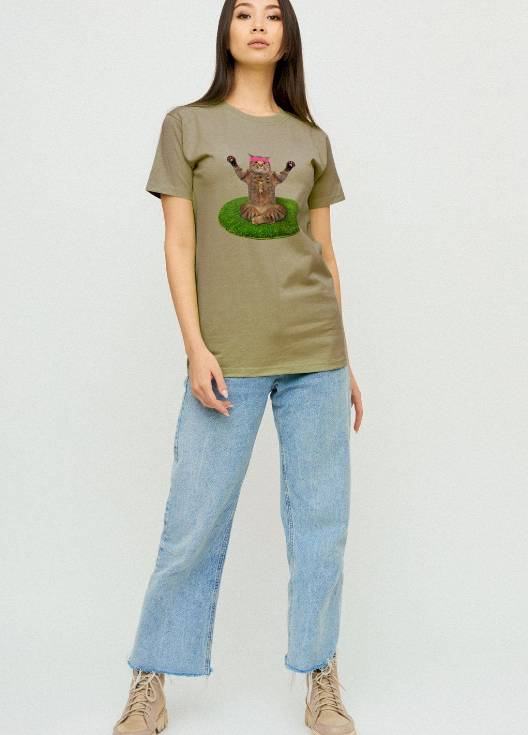 Футболка Boyfriend / дышащий принт/ YAPPI - (252386484)