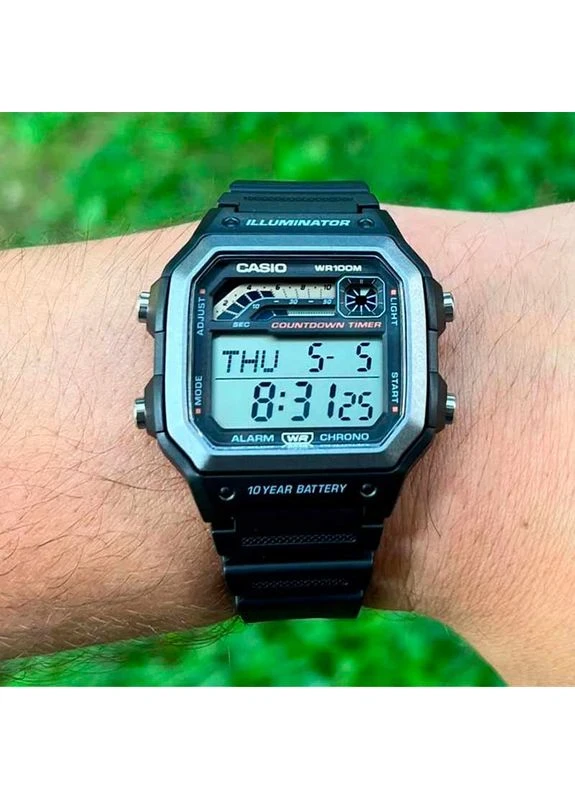 Мужские наручные часы Casio WS-1600H-1AVEF (386974473)