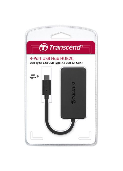USB-хаб Type-C HUB 4 ports (TS-HUB2C) Transcend (308068417)