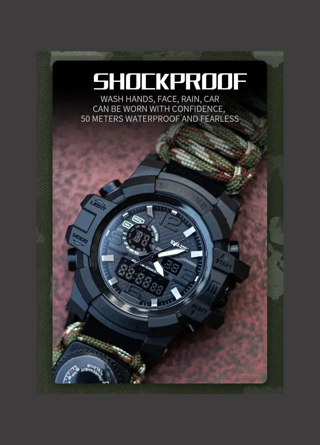 SHIYUNME G Style Military Sport Watch No Brand 296688047 799 296688047