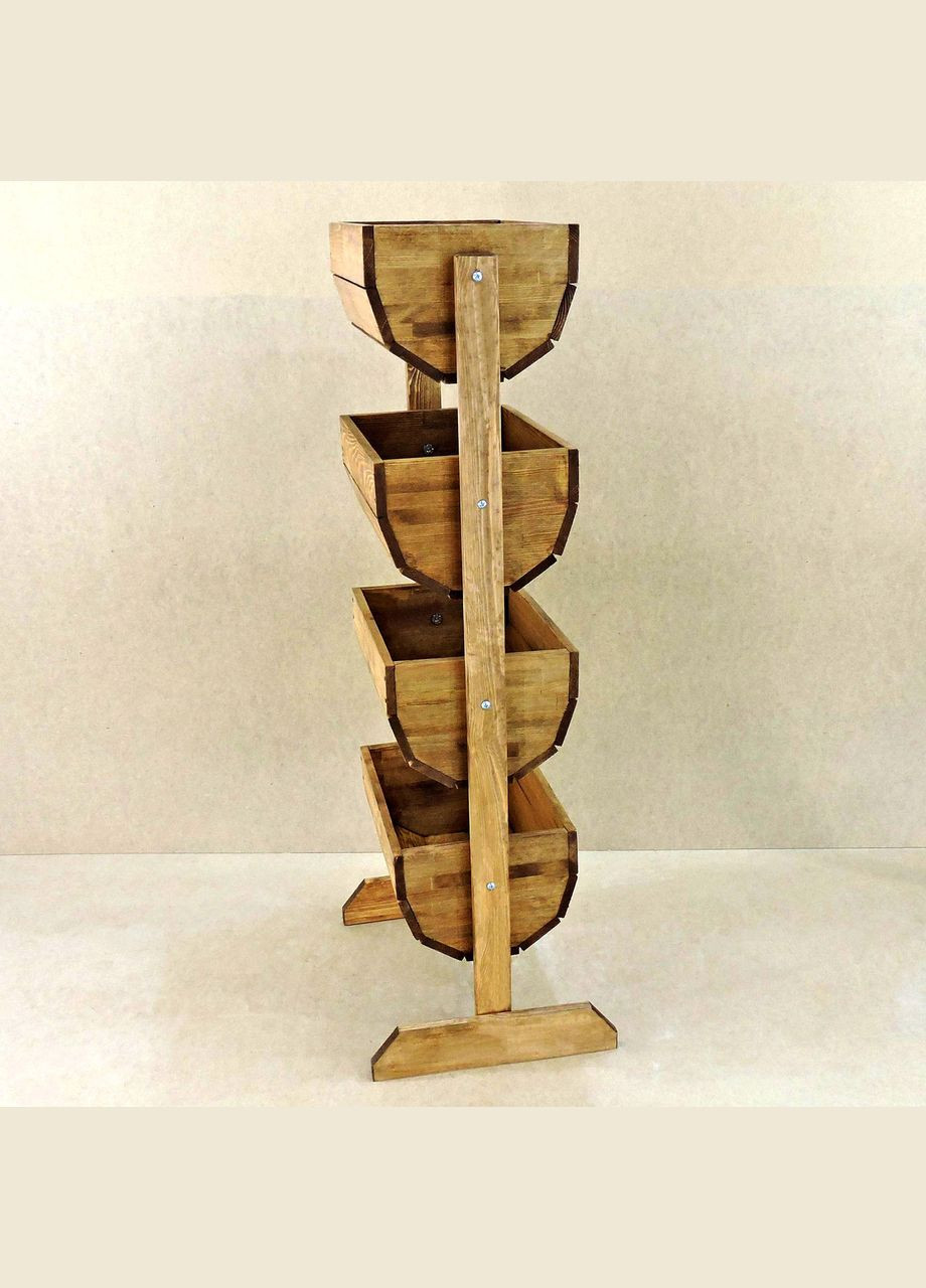 Лоток для овощей и фруктов из дерева Бит мускат (ЯХО-000707) No Brand (327846814)