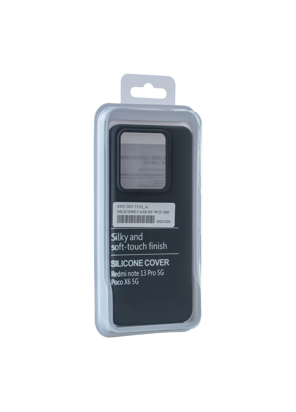 Чехол Liquid Silicone (AA) для /Poco X6 5G Цвет 18.Black No Brand Xiaomi Redmi Note 13 Pro 5G (336151012)