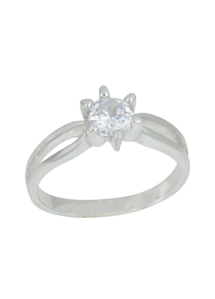 Серебряное кольцо "Желание" с фианитом 18 No Brand (350667096)