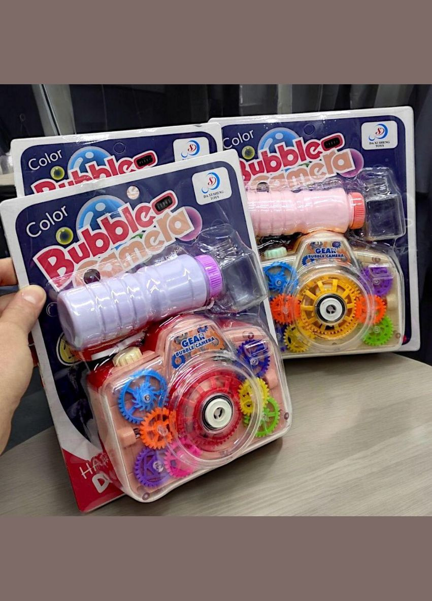 Мыльные пузыри пузырькомет генератор "Камера с шестернями" 120 мл ( ) (6317) MIC (362435699)