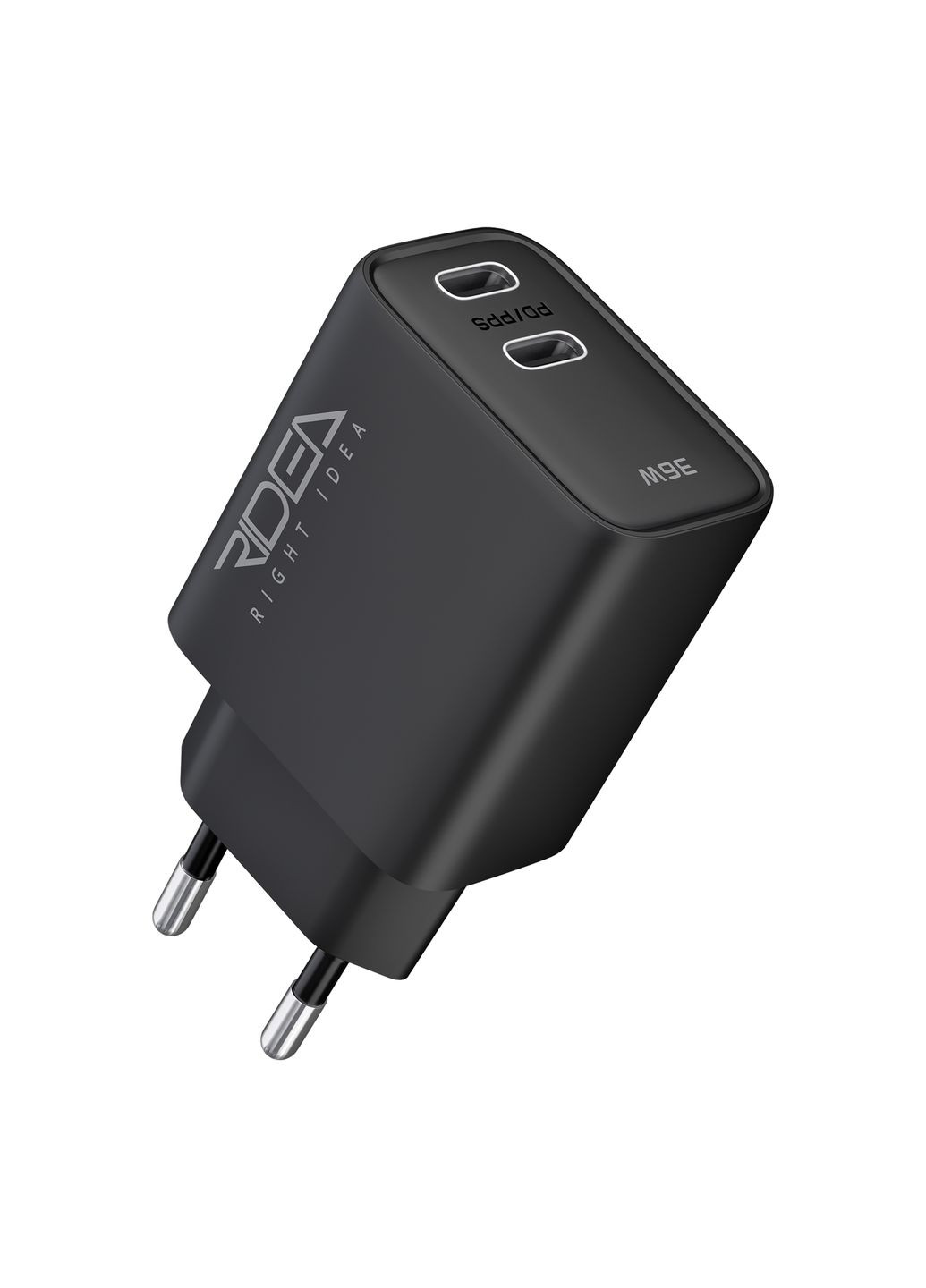 Мережевий Зарядний Пристрій RW-36120 Turbo Pro 2USB-C QC/PD 36W Ridea (364205092)