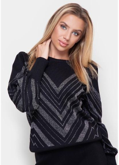 Черный свитер от 110-6213c-87 black sam onesize Samange