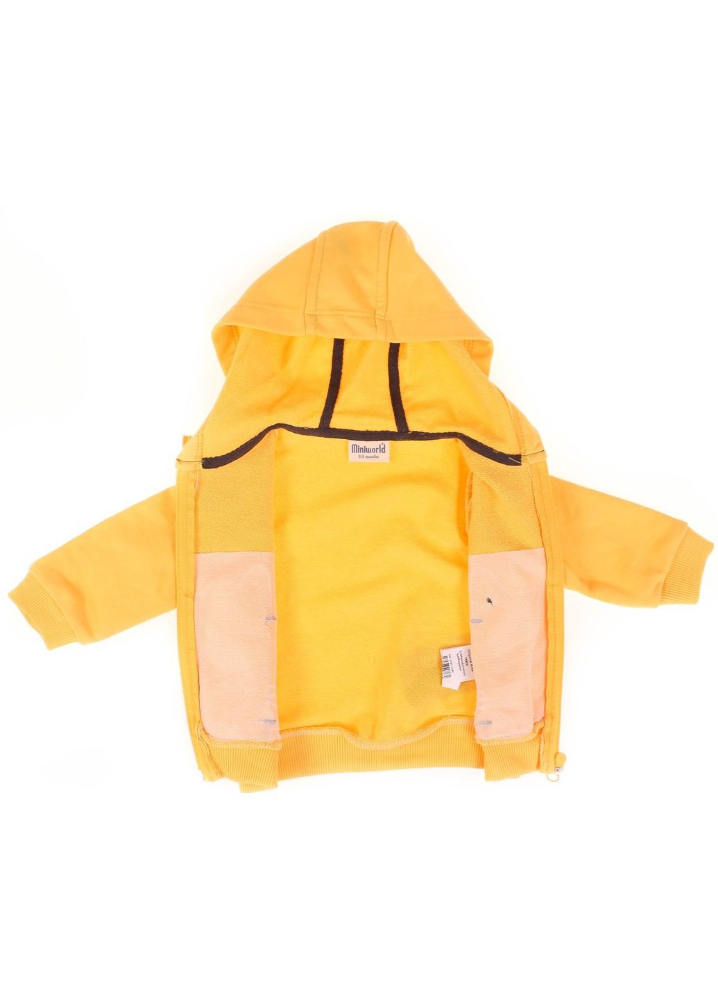 Толстовка З Карманами 16805 Жовтий Miniworld (306546449)