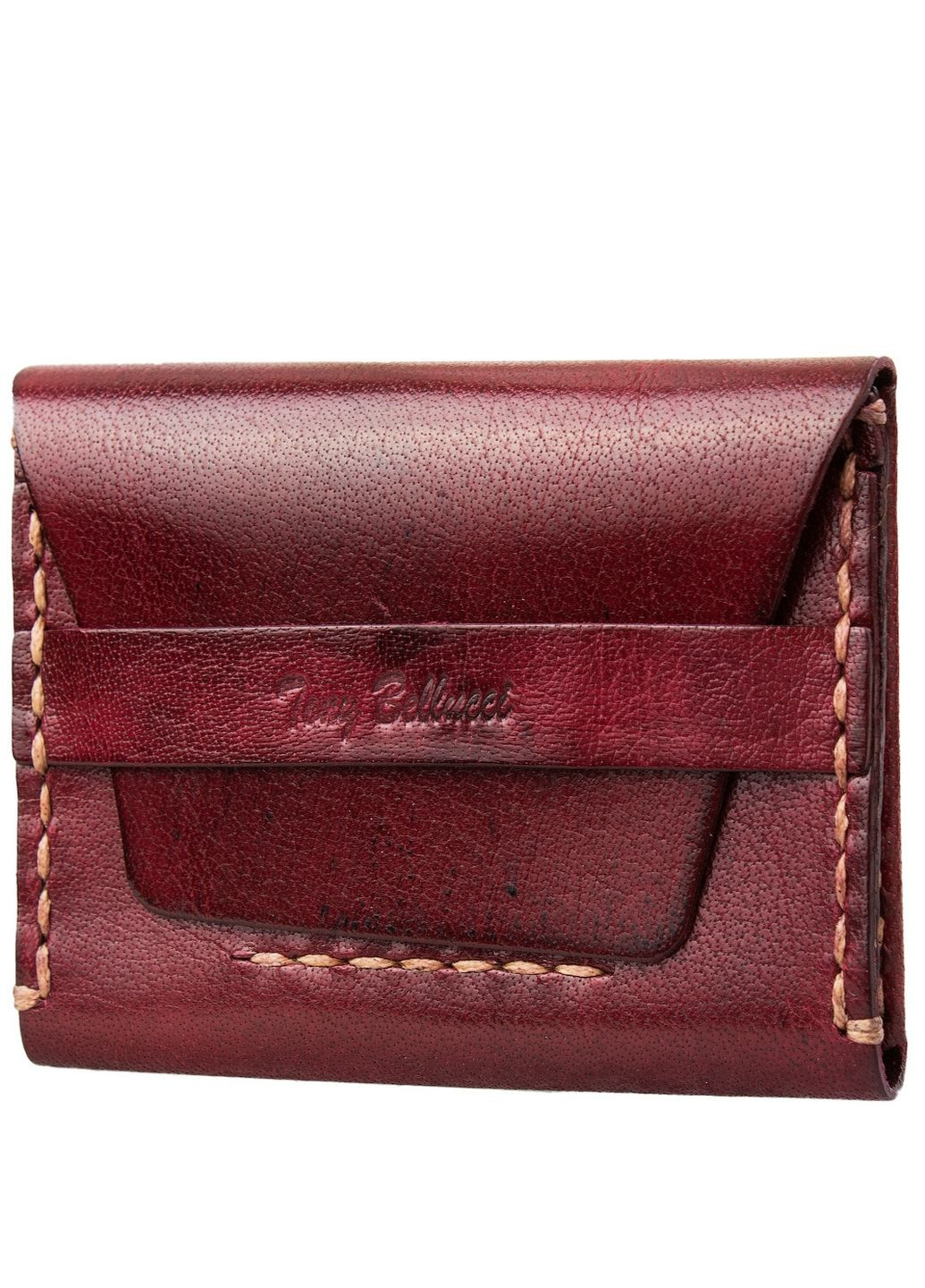 Візитниця шкіряна чоловіча 10х8х1 см Tony Bellucci (294188703)