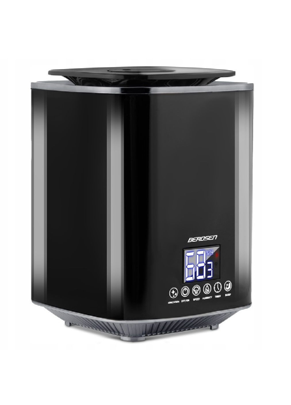 Ультразвуковой увлажнитель воздуха с функцией ионизации ароматерапии дисплеем гиростатом гигрометром 25 Вт (478715-Prob) Unbranded (309146807)