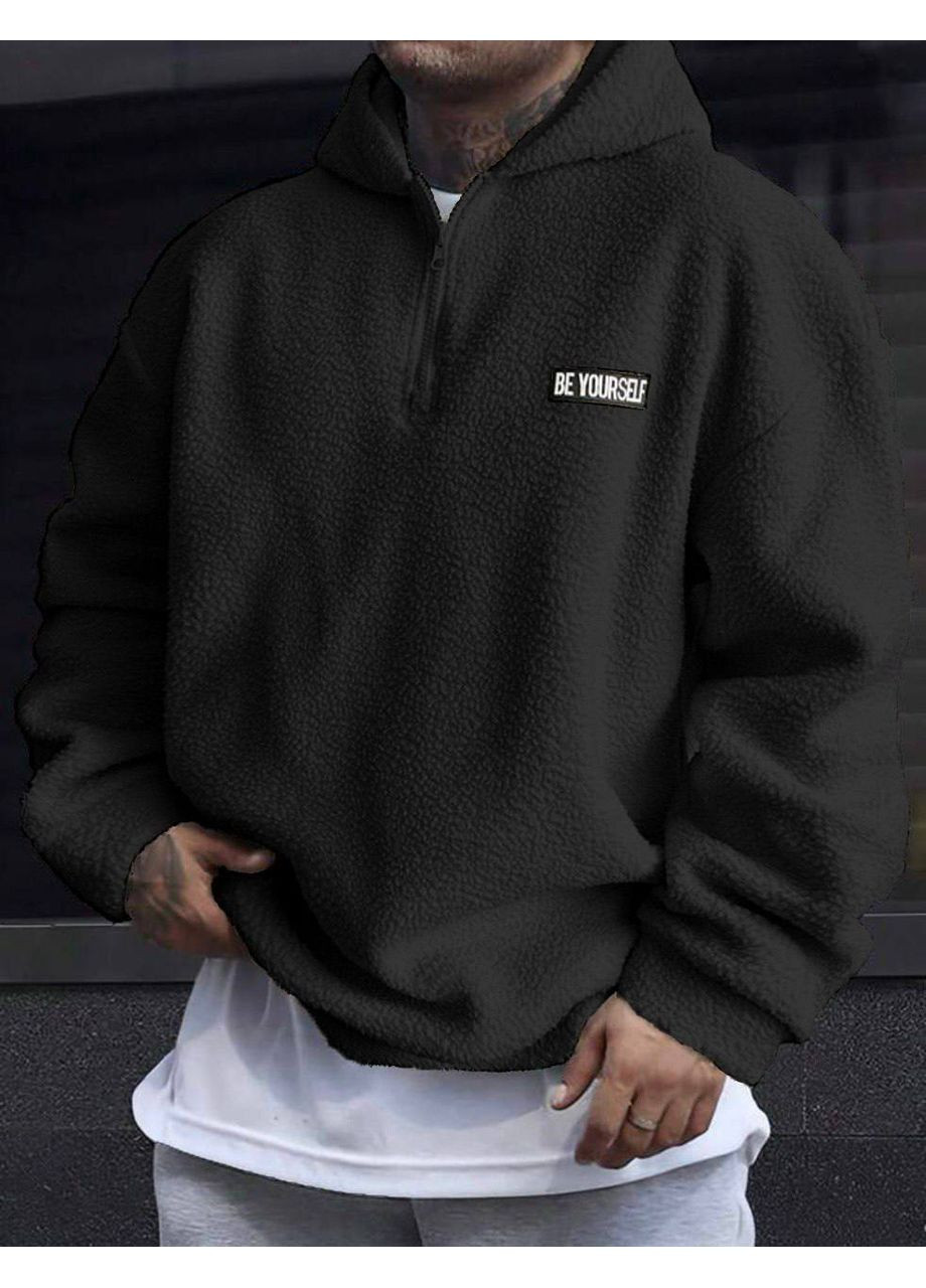 Чоловіче худі з м’якого хутра Тедді — тепле, стильне та комфортне (заміри в описі) GD/GL Модний простір (370146799)