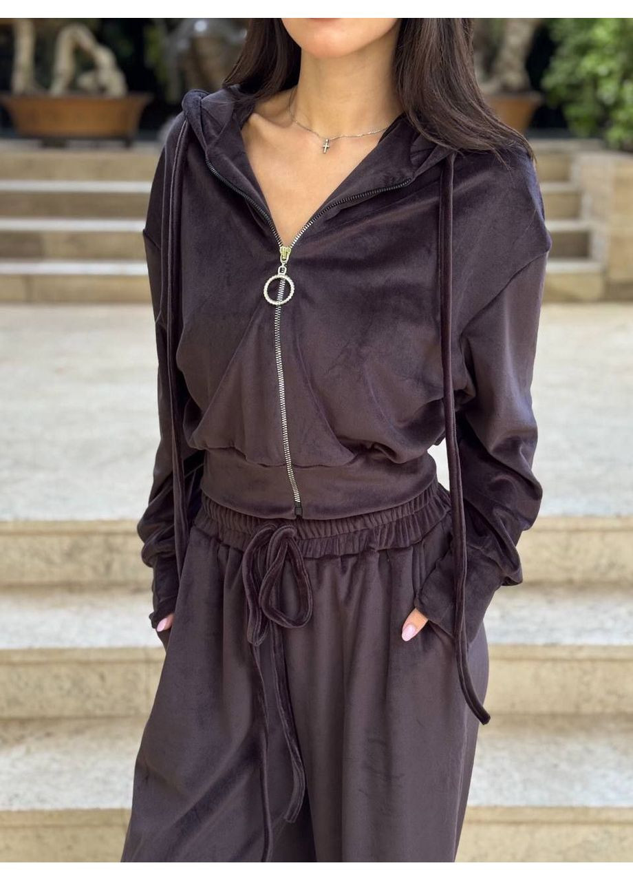 Женский велюровый костюм тройка Osoblyva (361831146)