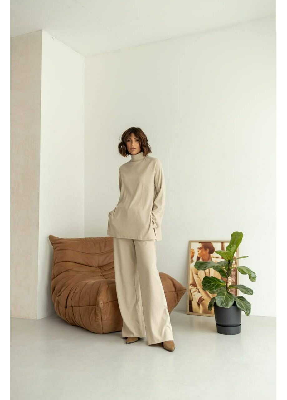 Жіночий костюм Margo з ангори рубчик (кофта + брюки) (mil473) milirud (366090147)