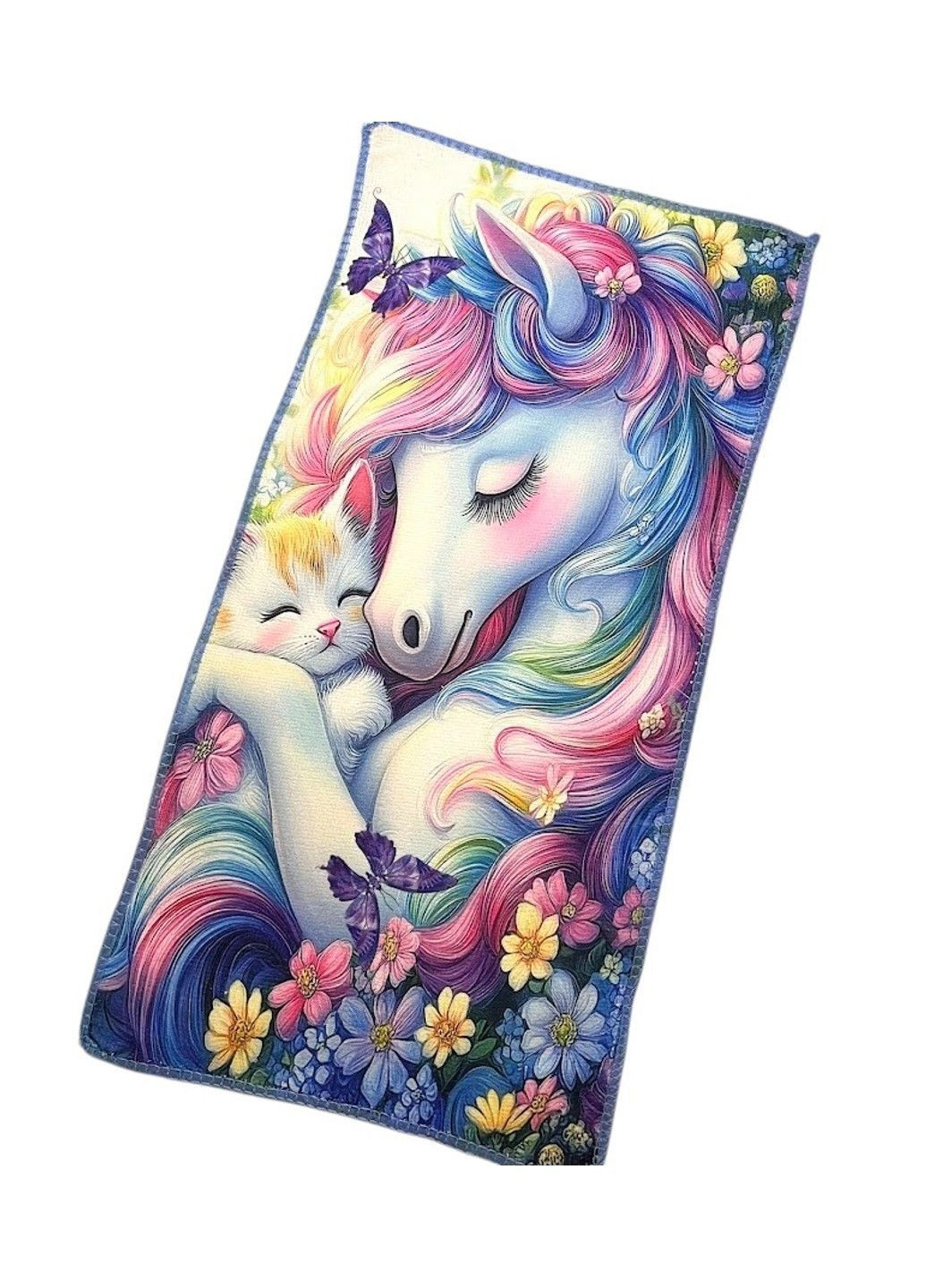 Рушник кухонний з мікрофібри, 25*50 см, арт 019533, 1 шт No Brand комбінований