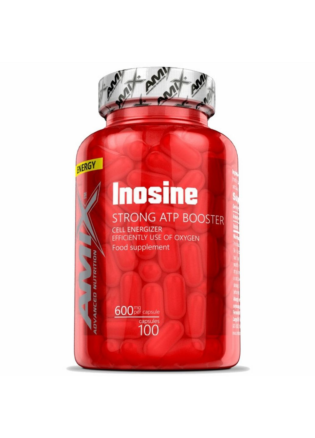 Натуральная добавка Inosine, 100 капсул Amix Nutrition (293340706)