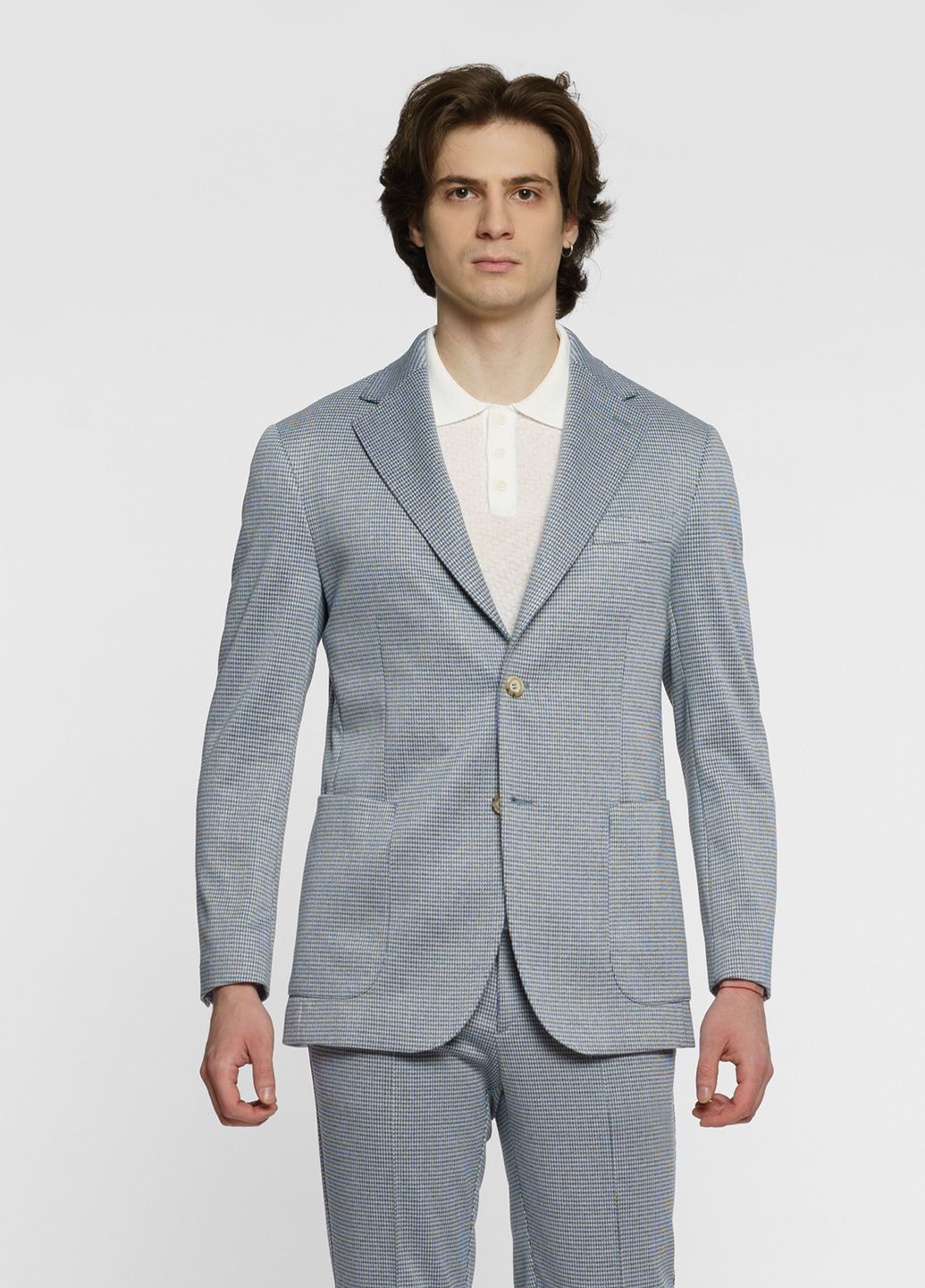 Пиджак мужской серый Arber napoli jersey (291064309)