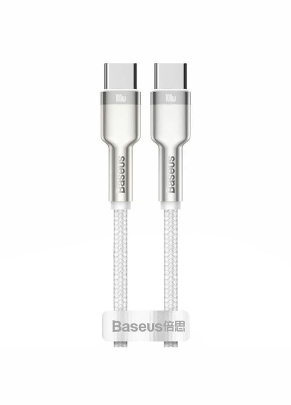 Дата кабель Cafule Series Metal Type-C to Type-C 100W (2m) (CATJK-D) Baseus (364675654)