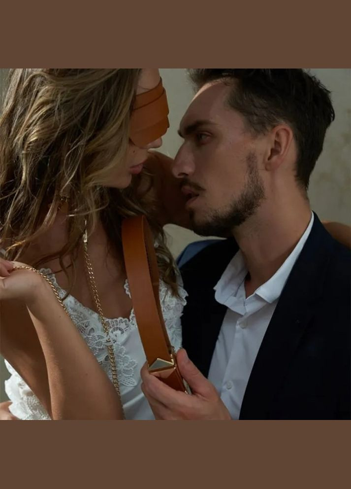 Ремень с регулируемой длиной, натуральная кожа и металл, коричневый Lockink (297130702)