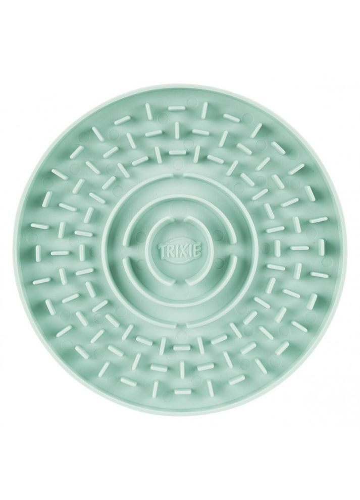 Миска-килимок для цуценят Junior для повільного годування блакитна пластик d-21 см Trixie (355255863)