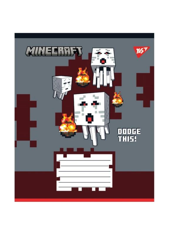 Зошит учнівський Minecraft Walls 767564 12 аркушів shop (4823092291615) Yes (393638387)