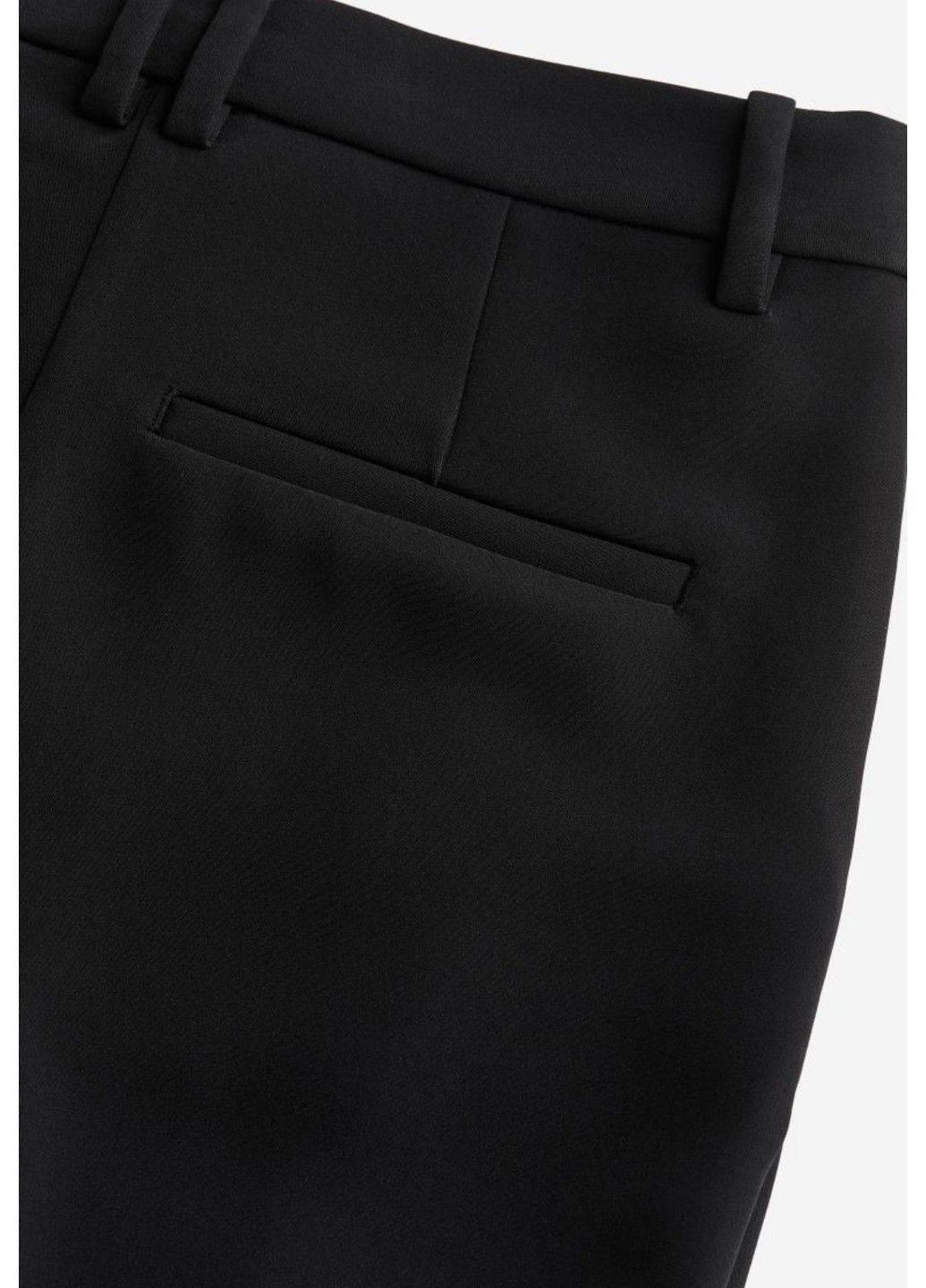 Жіночі елегантні завужені штани з розрізами Н&М (57166) XS Чорні H&M (294639366)