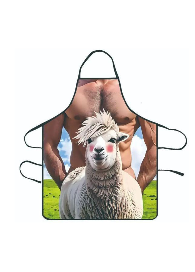 Фартук с голым торсом Ягненок 75 на 60 см разноцветный Jannet Фартух (317775653)