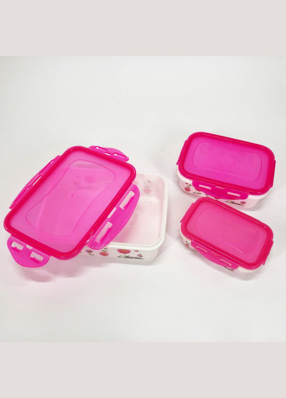 Комплект пластикових судків UN-1511. MO-844 Колір: рожевий Unique (365812990)