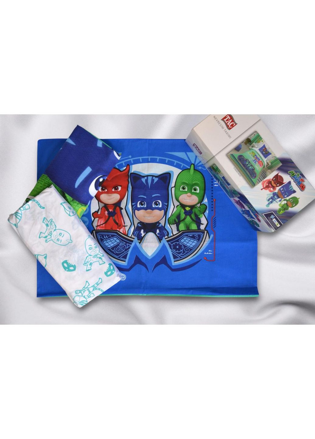Постельное белье Disney 160×220 см. PJ Masks Move Tac (365814719)