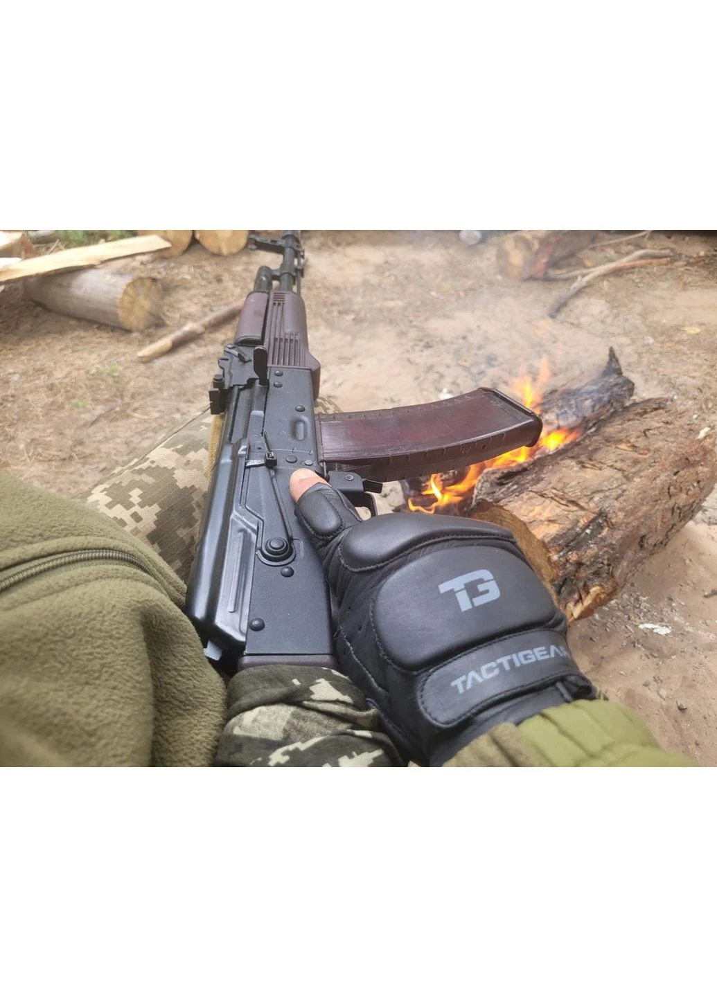 Рукавички тактичні шкіряні без пальців TACTIGEAR PS-8801 Patrol Black Power System (362916125)