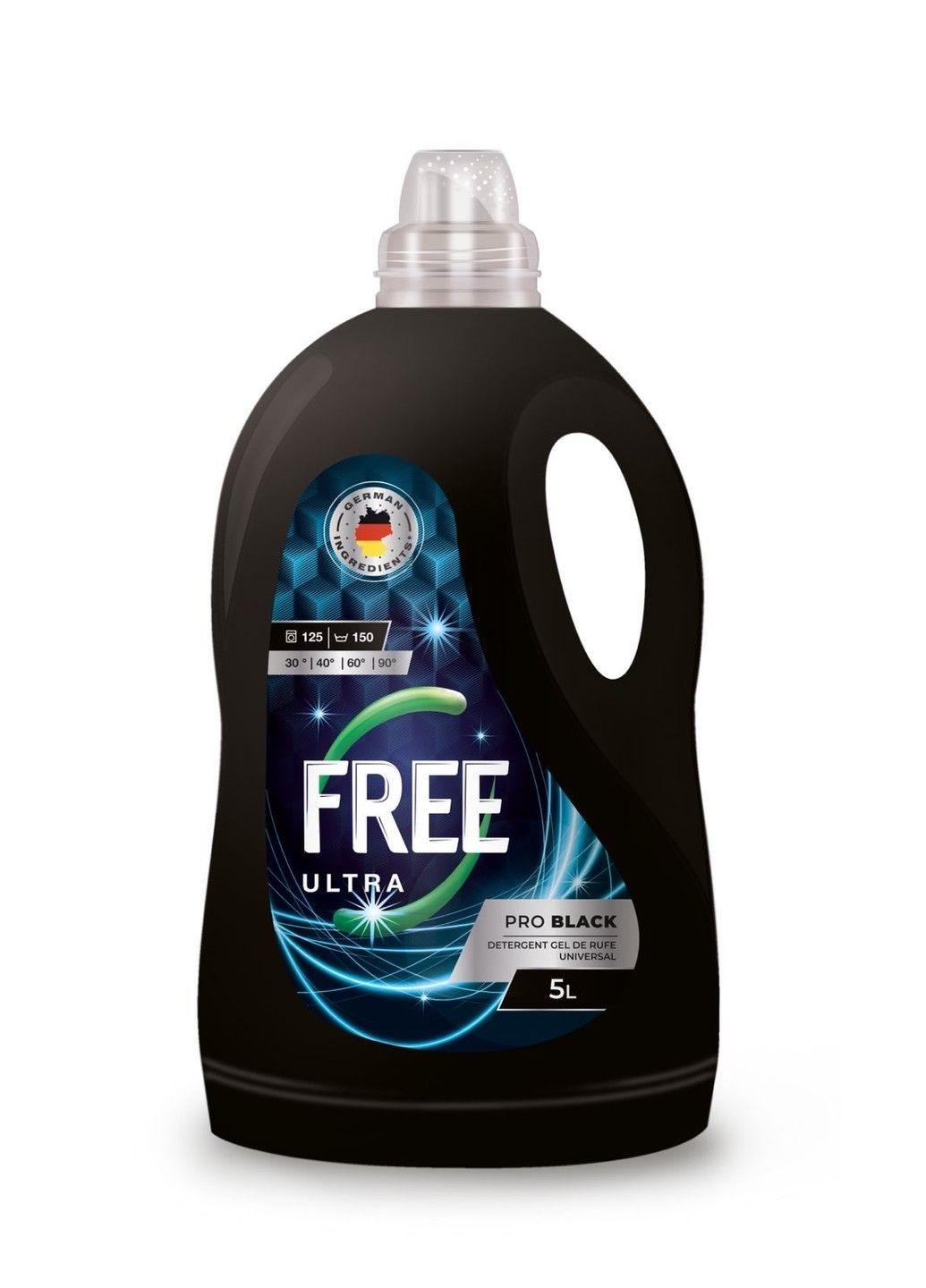 Гель для стирки Pro Black для черных и темных тканей (150 циклов), 5 л Free (371685750)