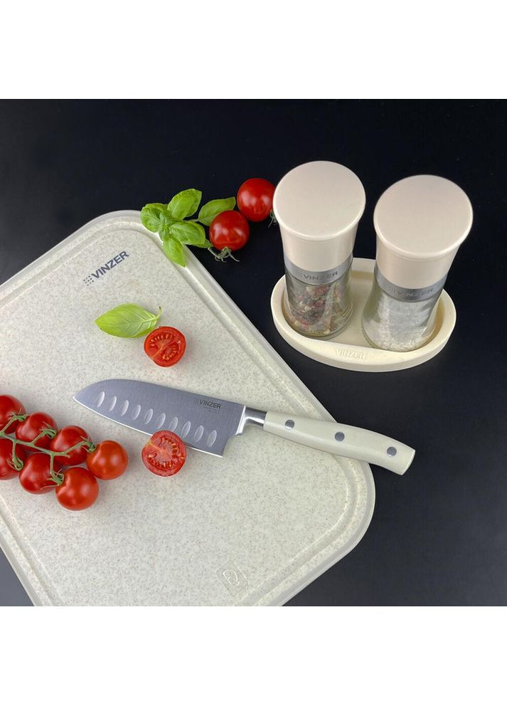 Набір млинів для спецій із силіконовою підставкою 2 шт (50594) Vinzer (365877266)