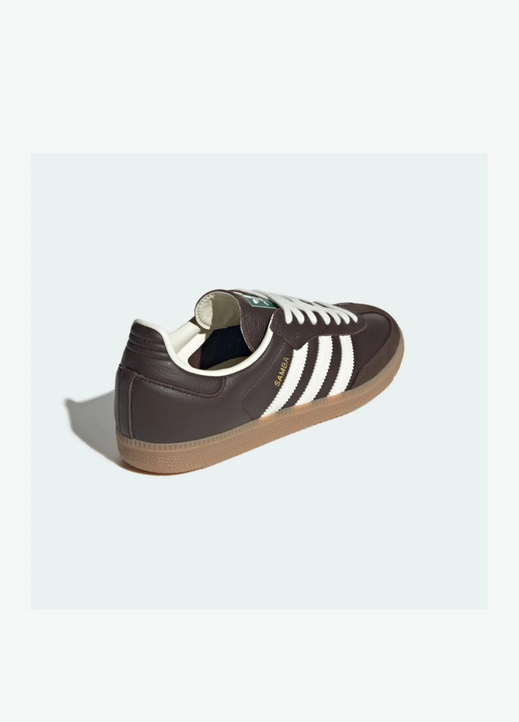 Темно-коричневые кроссовки samba og originals jr0891 adidas