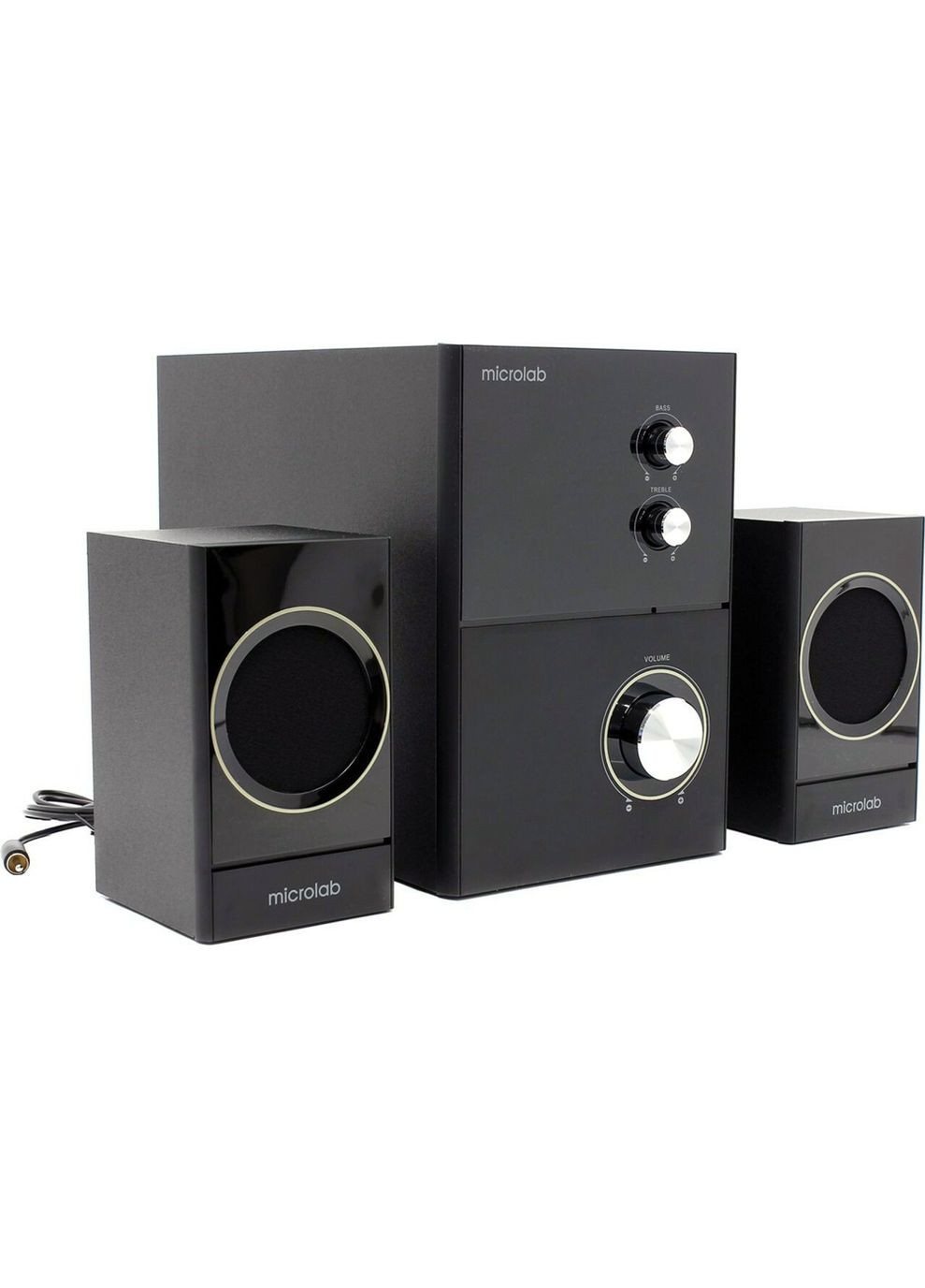 Акустическая система 2.1 M-223, черная Microlab (372619320)