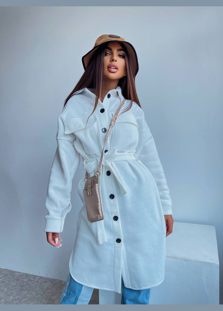 Молочный демисезонный кардиган No Brand