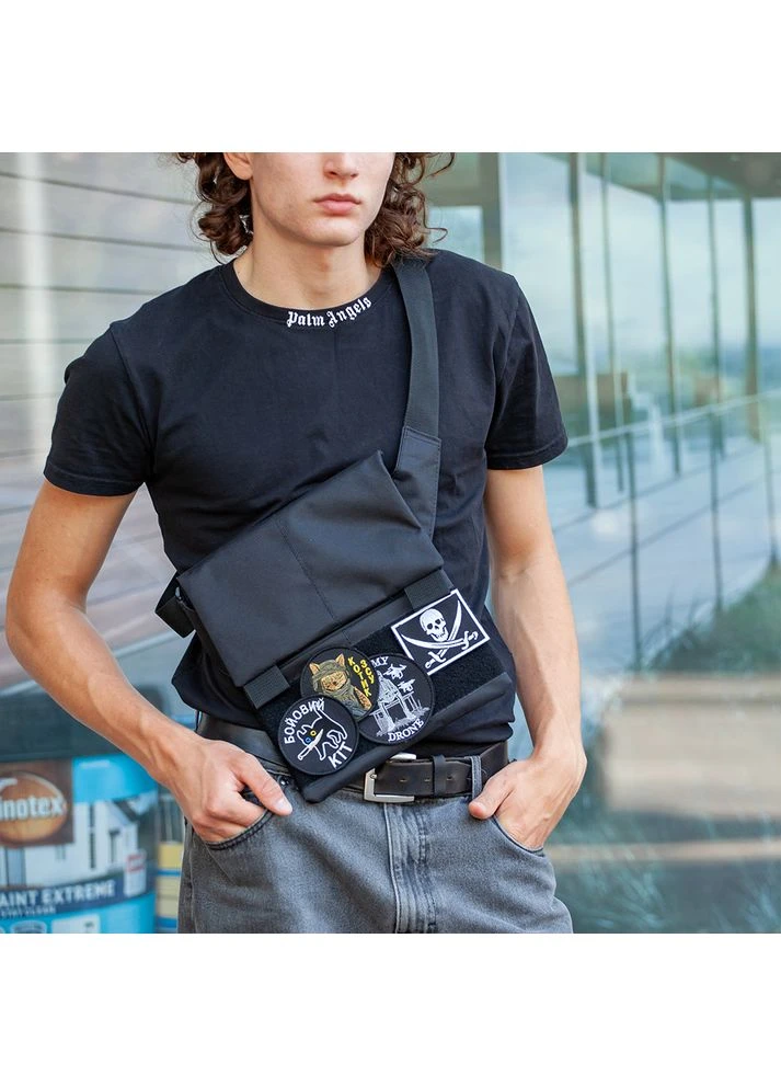 Сумка Месенджер Тактична Чоловіча З Кобурою Cordura Тканина 3 Кишені Патч-панель Seli No Brand (392706911)