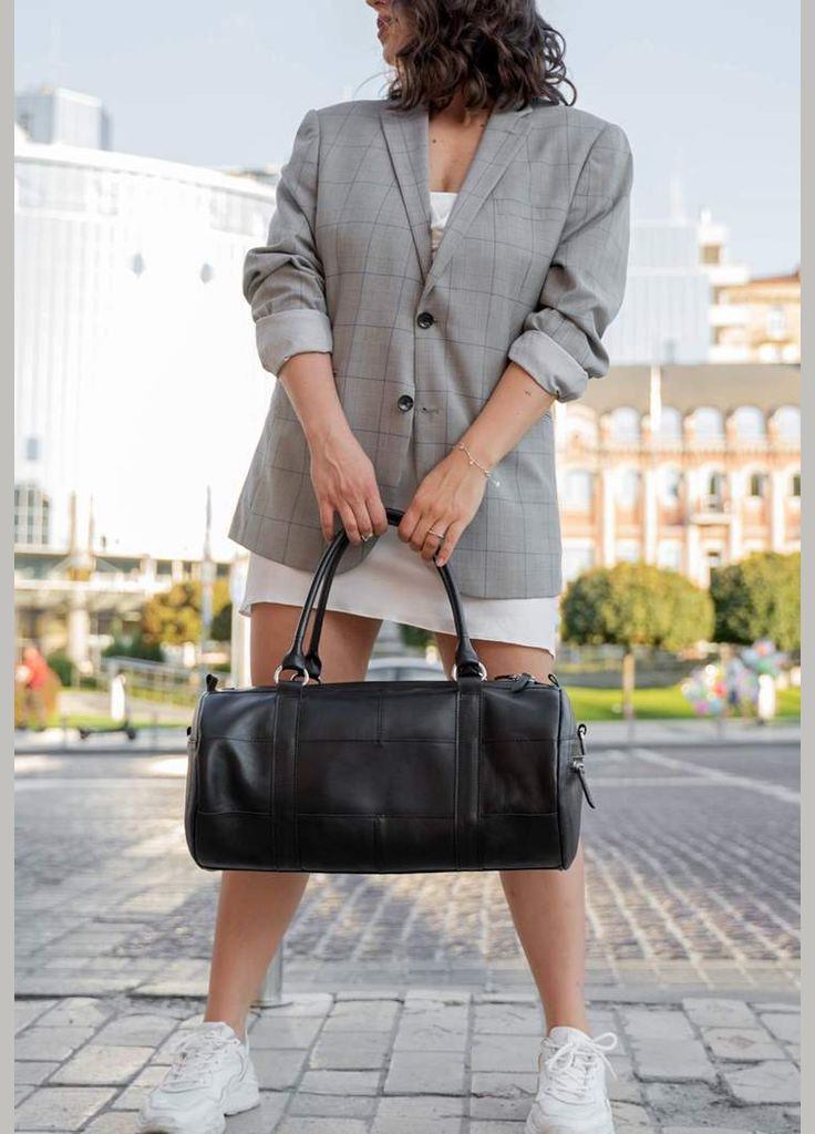 Шкіряна сумка Harper чорна Krast (A-026266) BlankNote (327874127)