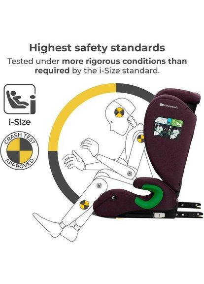 Автокрісло Junior Fix 2 i-Size Harbour Blue (KCJUFI20BLU0000) Kinderkraft (314978820)