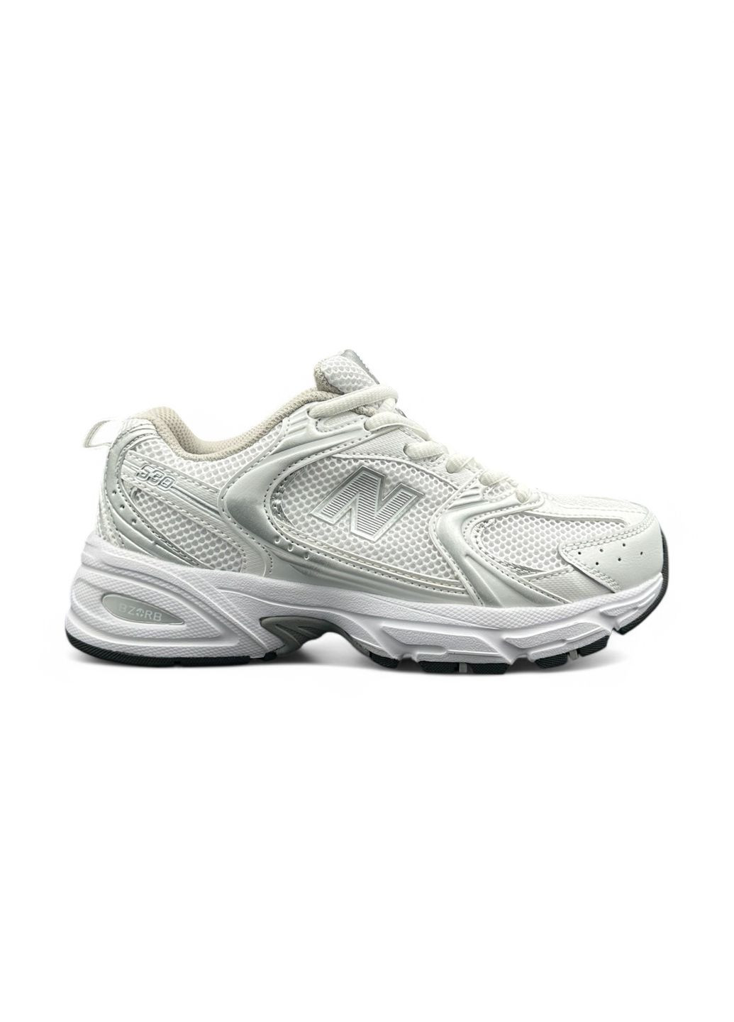 КРОССОВКИ ЖЕНСКИЕ NEW BALANCE 530 SILVER WHITE НЬЮ БЕЛАНС 530 No Brand белые демисезоны (367171426)