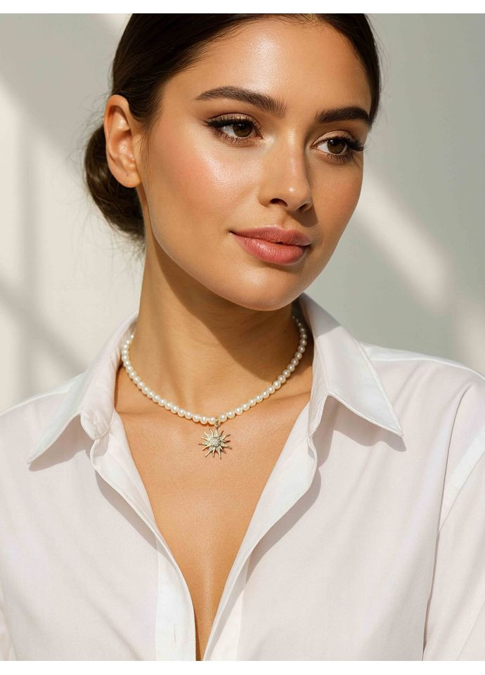 Чокер на шию з натурального перламутру 4782 LeBijou (368559284)