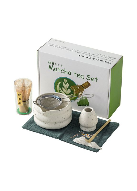 Набор Matcha SD5458 White для приготовления чая матча 7 предметов шт. Lesko (349730366)