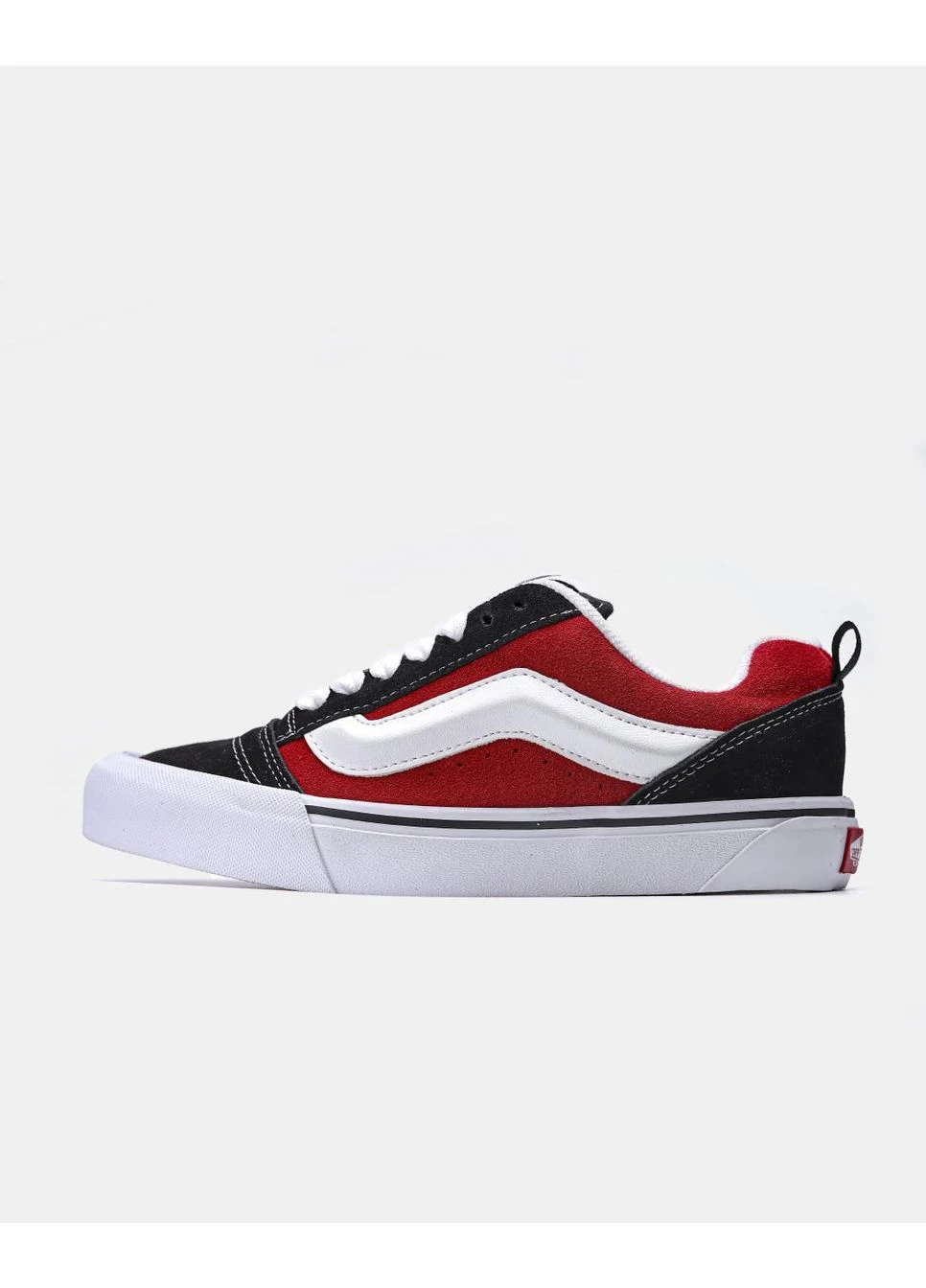 Чорні кеди чоловічі vans knu-skool black red box ванс кну скул чорні демісезон No Brand