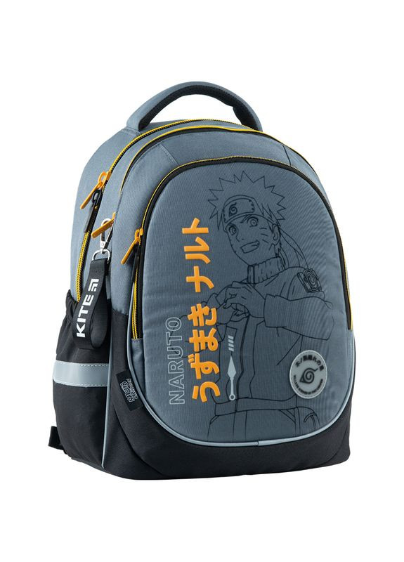 Школьный рюкзак с ортопедической спинкой серый Education Naruto NR23-700M Kite (293504321)