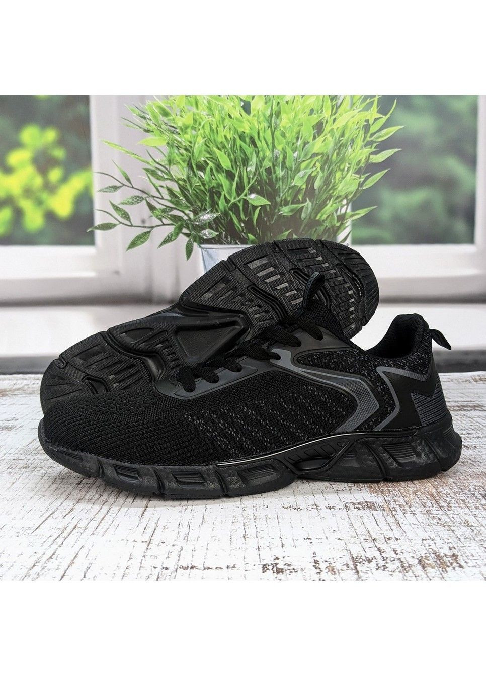Чорні Осінні кросівки чоловічі текстильні великих розмірів Situo