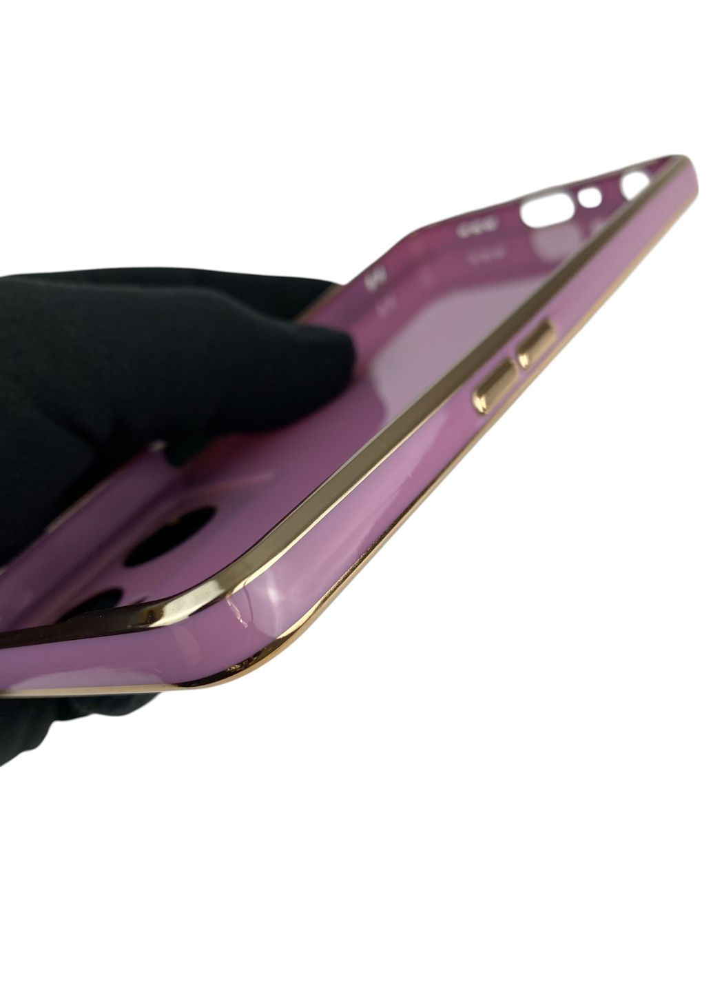 Чохол для A77s (4G) із захистом камери із золотою окантовкою на оппо а77с чорничний gs1 Oppo (366236269)