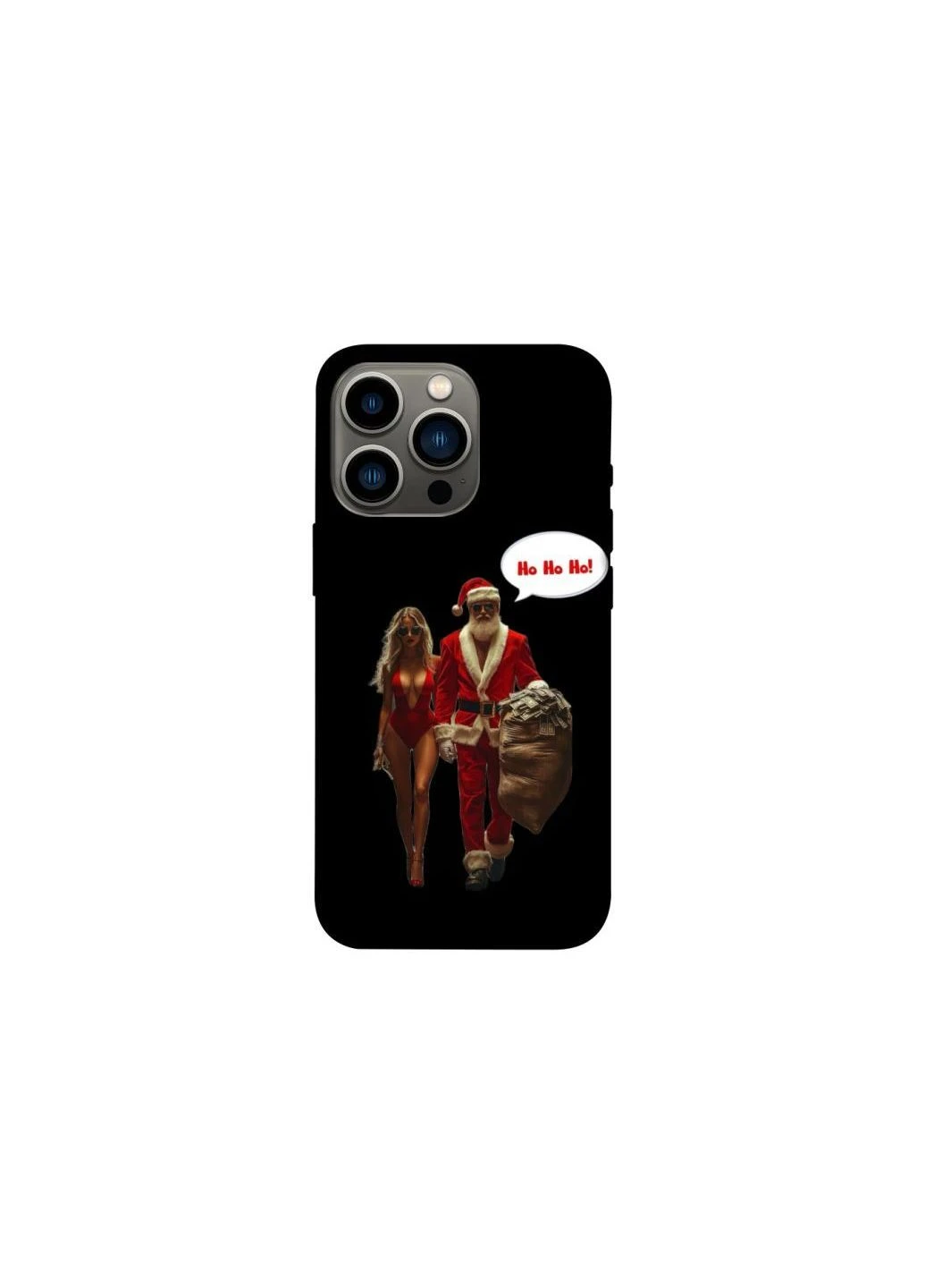 Чехол на Apple iPhone 13 Pro (6.1") Bad Santa Frontalka (376063315)