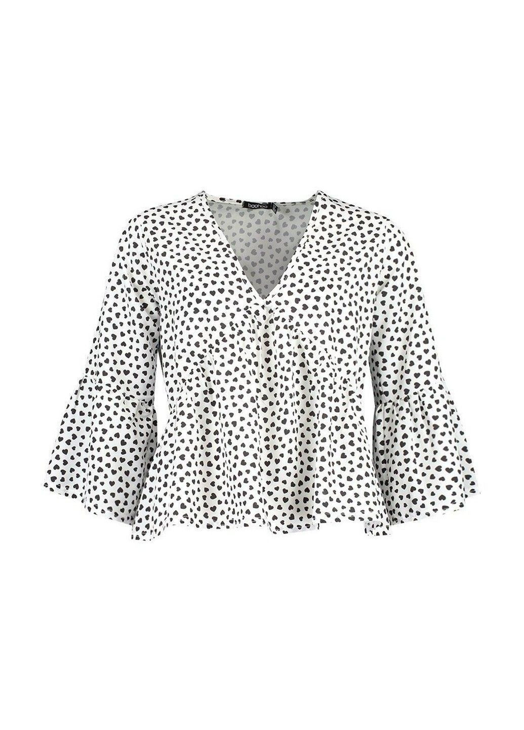 Белая блуза Boohoo